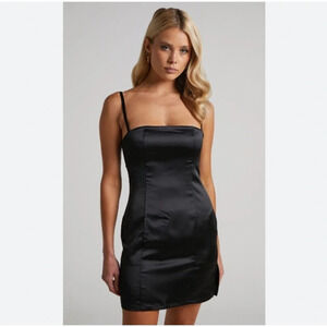 Lioness The Muse Mini Dress in Licorice Small